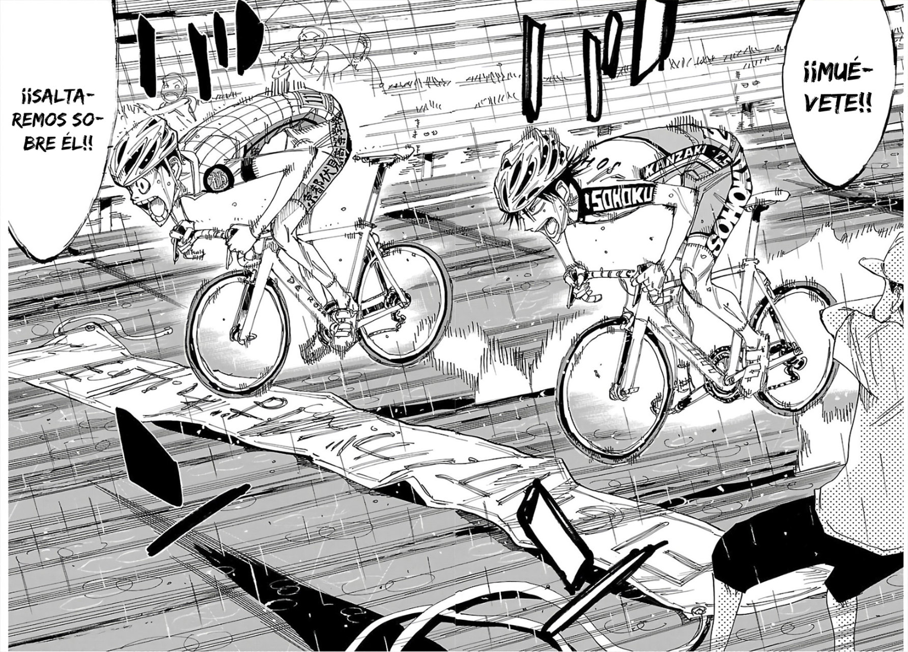 Yowamushi Pedal Capitulo 505: El descenso lluvioso página 17