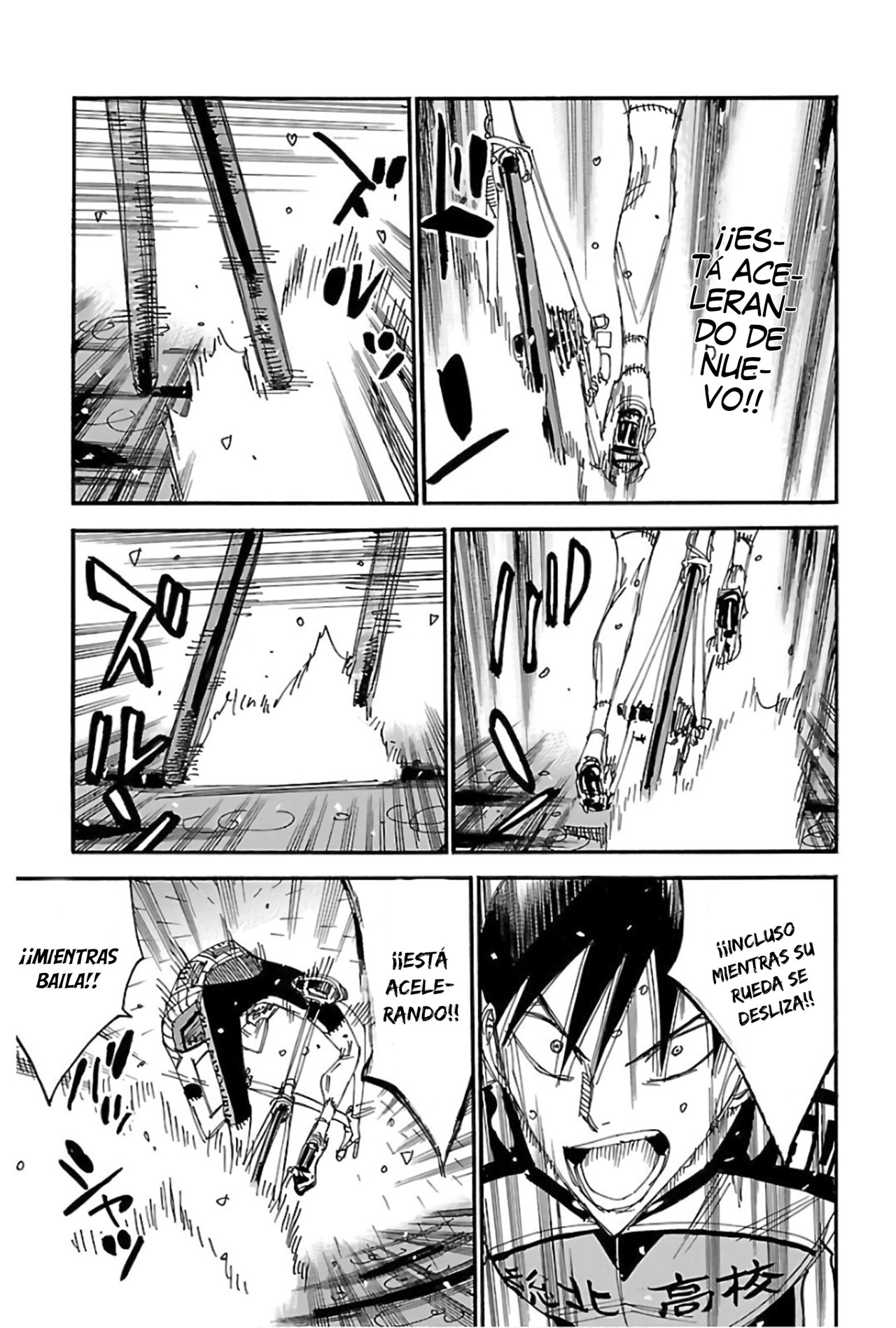 Yowamushi Pedal Capitulo 505: El descenso lluvioso página 7