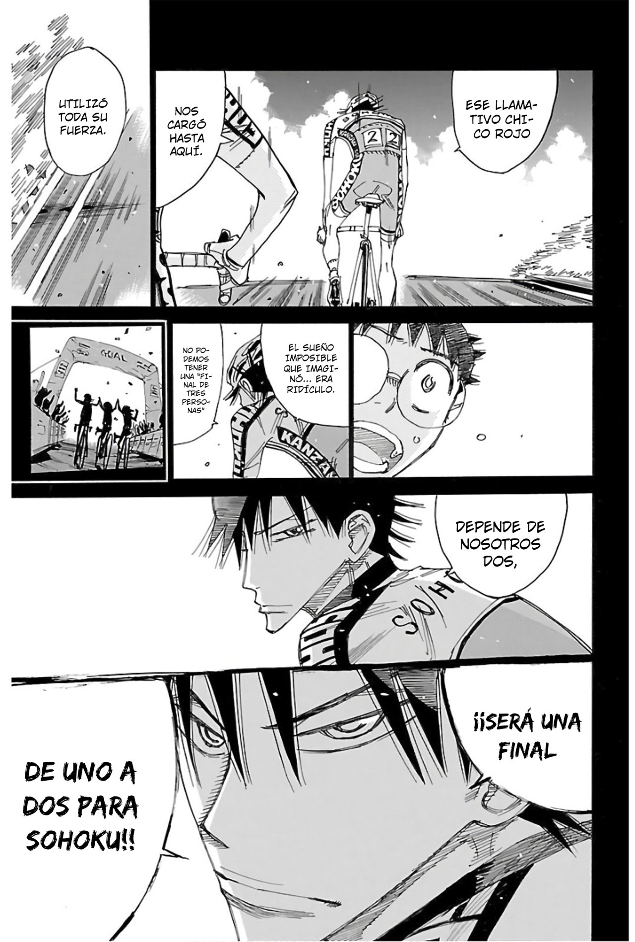 Yowamushi Pedal Capitulo 506: El deseo de Imaizumi página 15