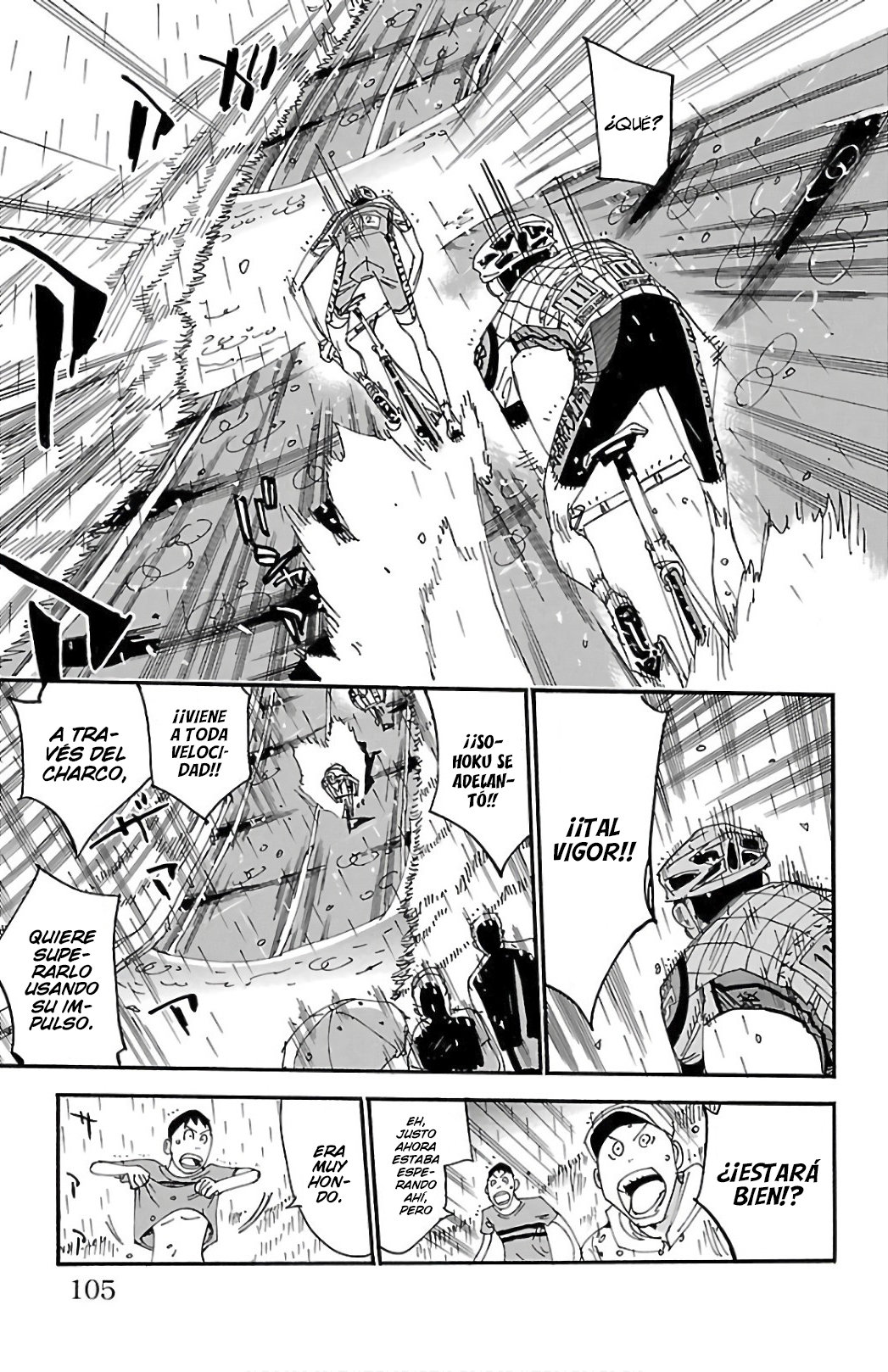 Yowamushi Pedal Capitulo 507: ¡¡Inmersión en el portal de agua!! página 13