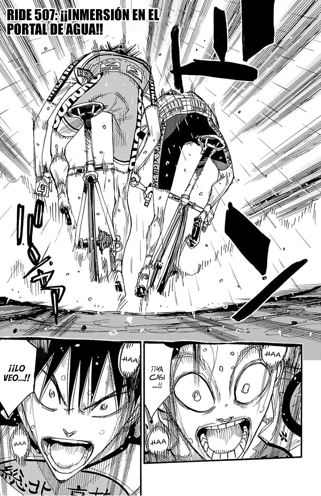 Yowamushi Pedal Capitulo 507: ¡¡Inmersión en el portal de agua!! página 2