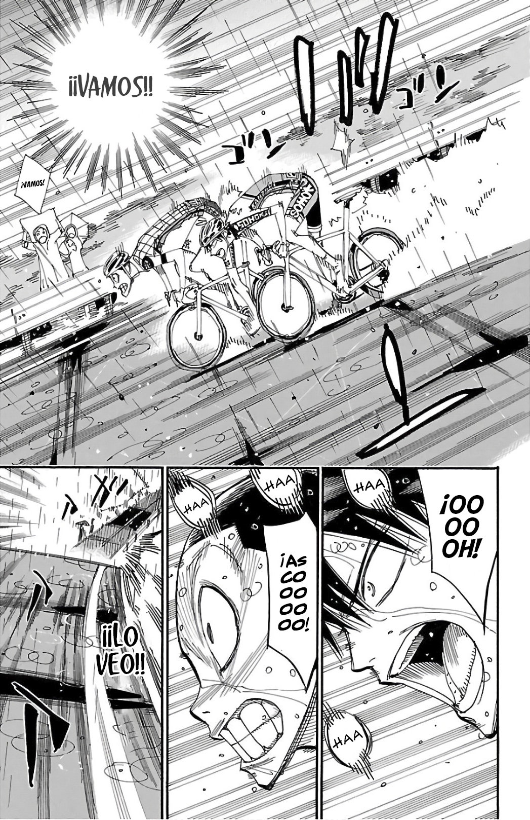Yowamushi Pedal Capitulo 507: ¡¡Inmersión en el portal de agua!! página 4