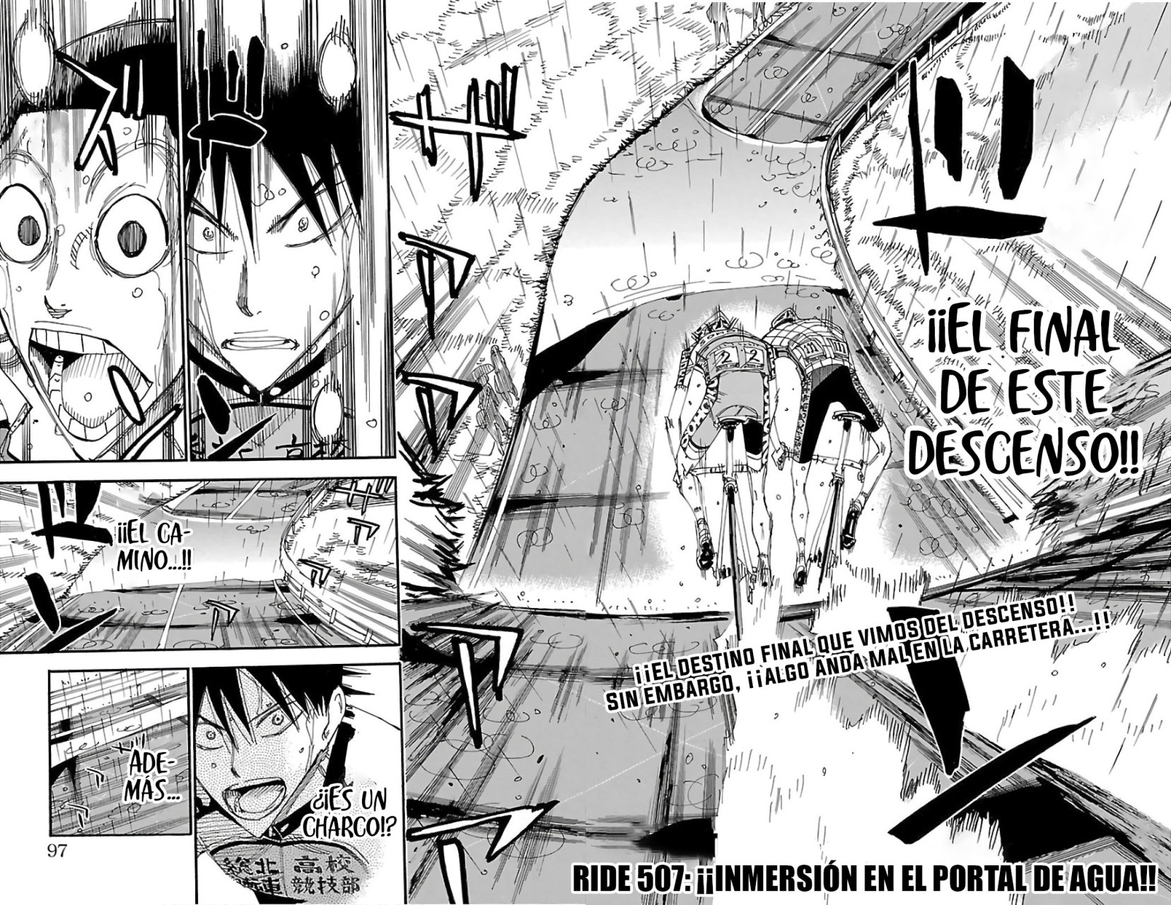 Yowamushi Pedal Capitulo 507: ¡¡Inmersión en el portal de agua!! página 5
