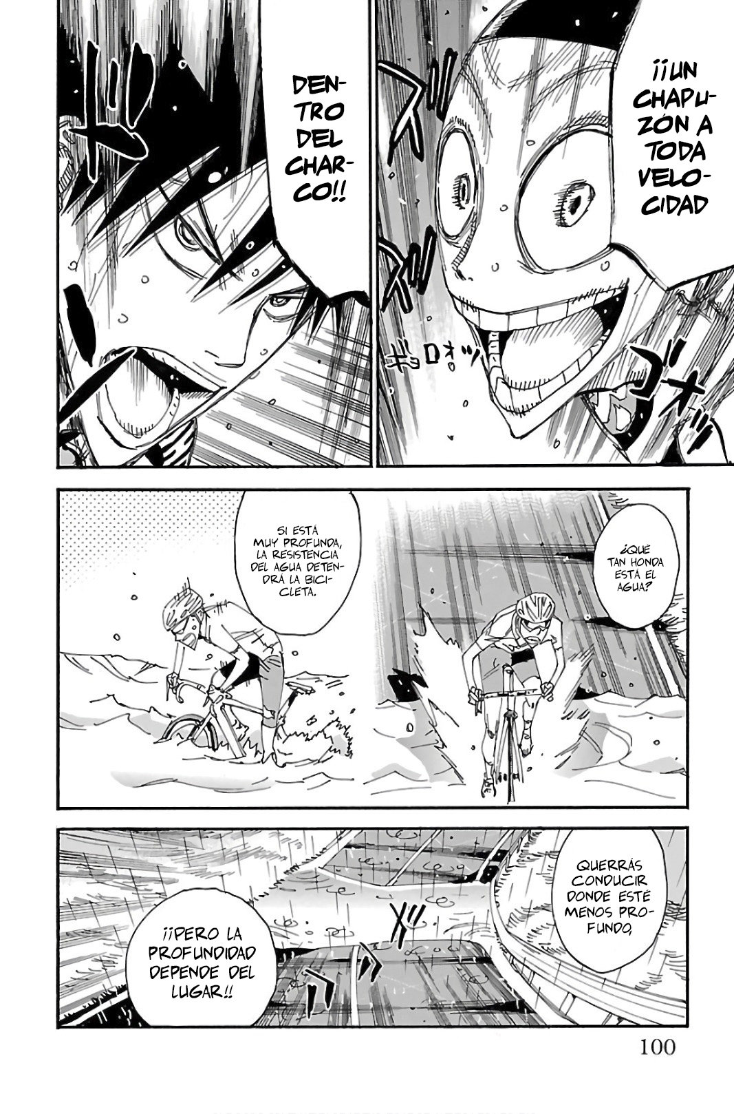 Yowamushi Pedal Capitulo 507: ¡¡Inmersión en el portal de agua!! página 8