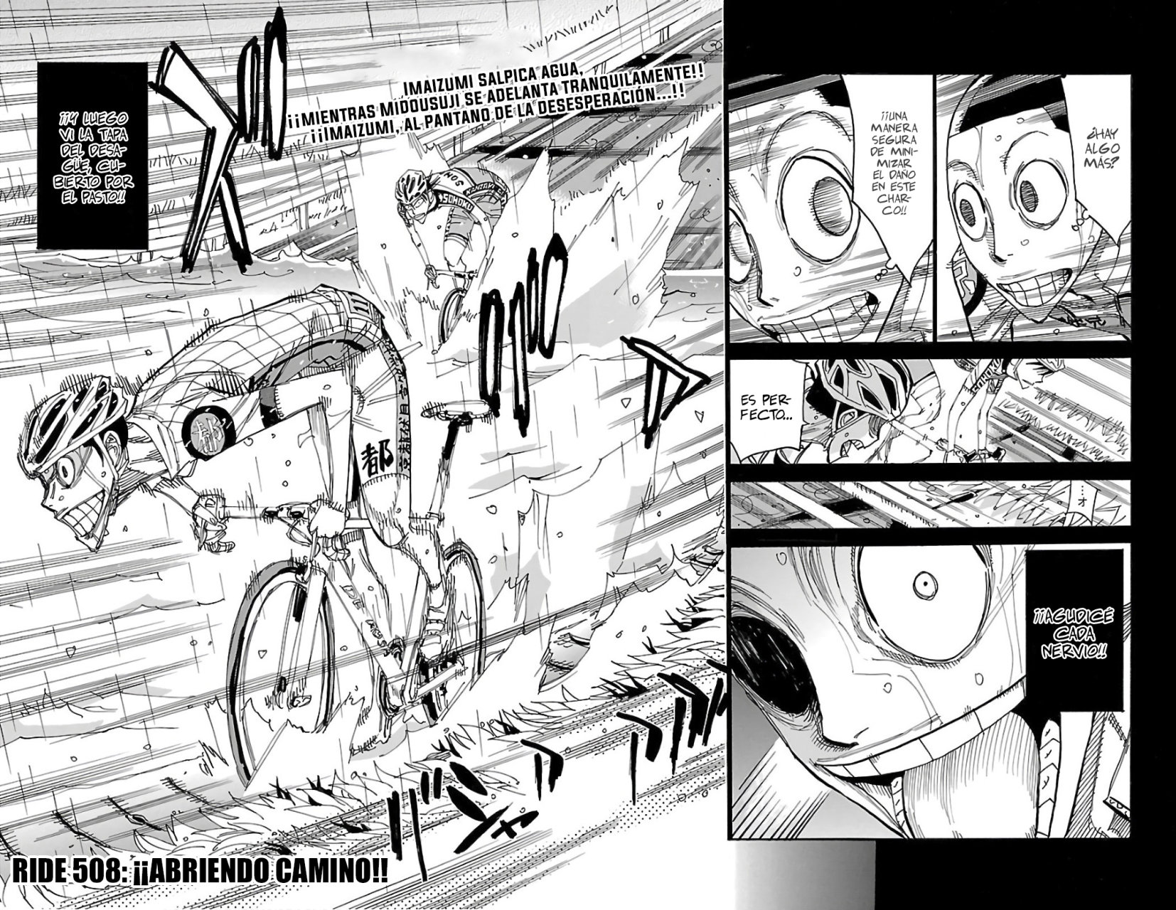Yowamushi Pedal Capitulo 508: ¡¡Abriendo camino!! página 3