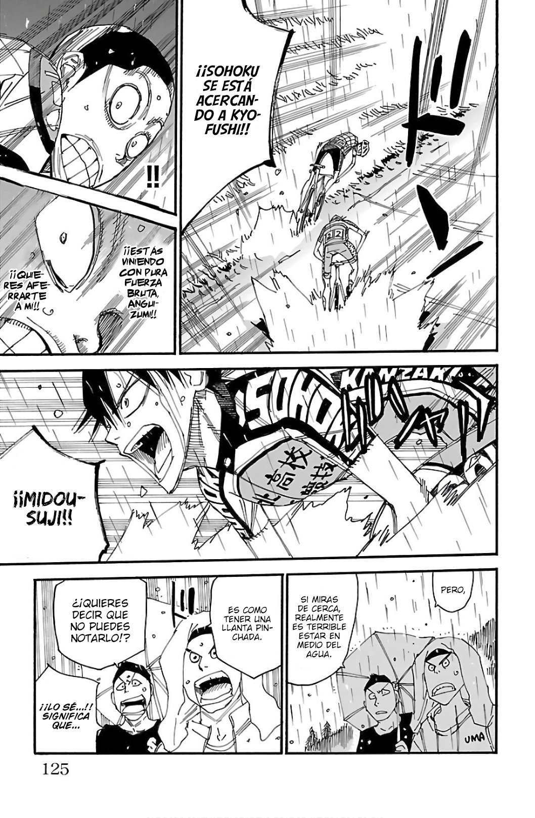 Yowamushi Pedal Capitulo 508: ¡¡Abriendo camino!! página 9