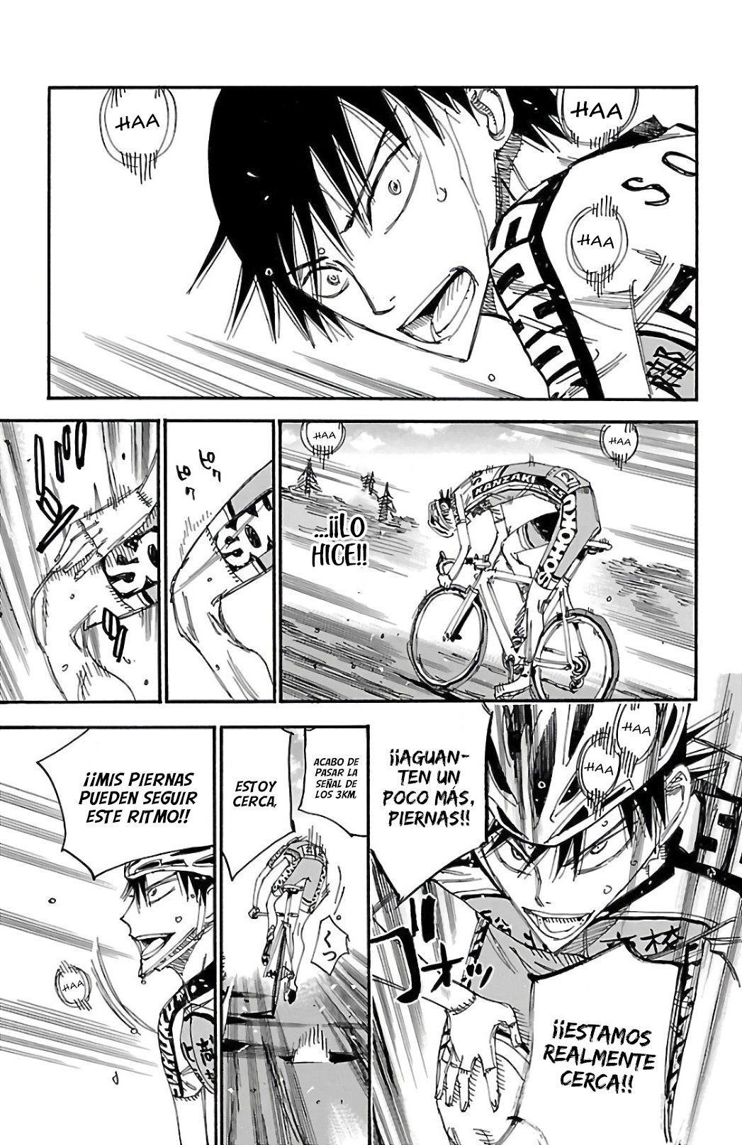 Yowamushi Pedal Capitulo 510: Conciencia. página 14