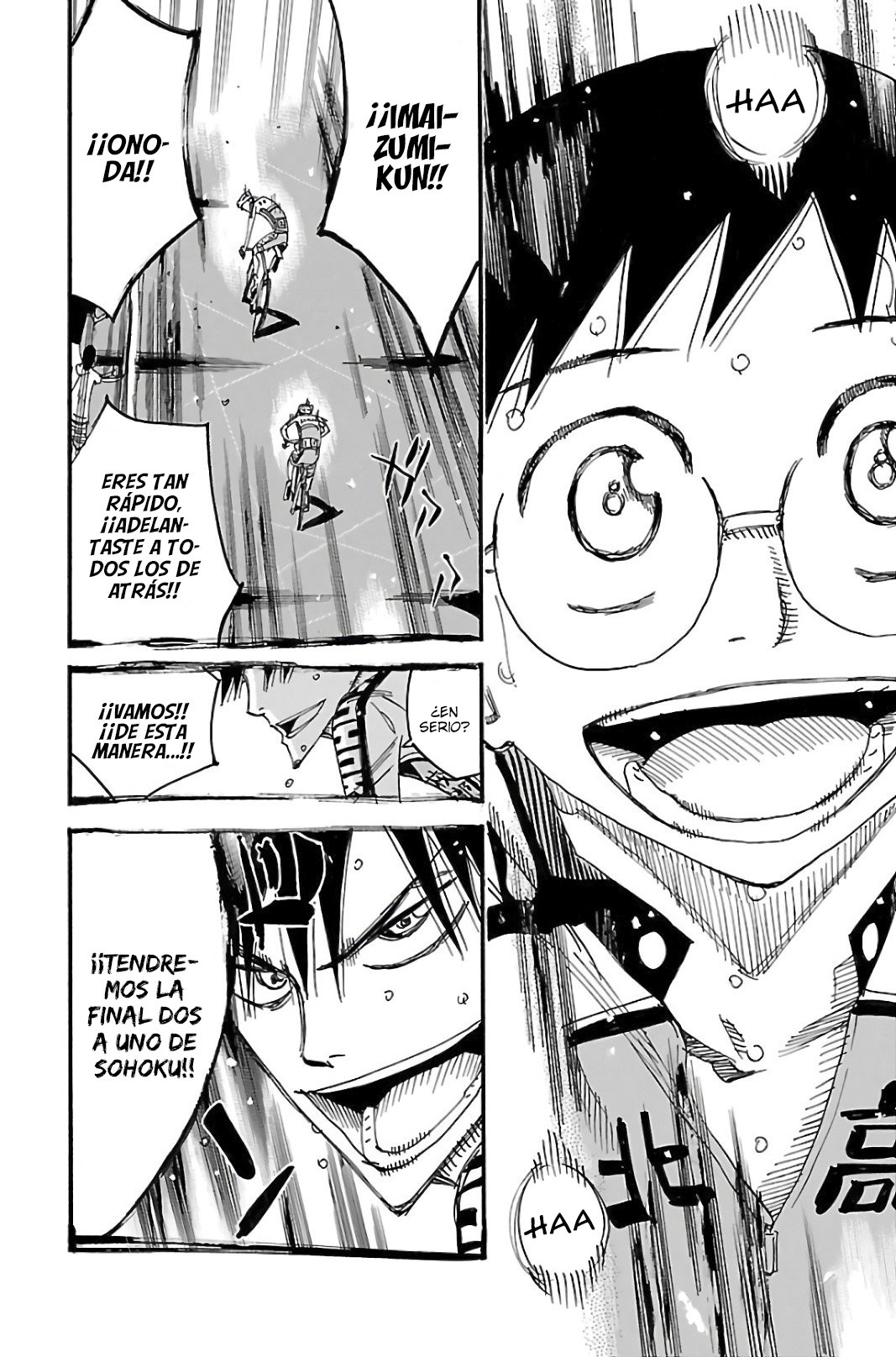 Yowamushi Pedal Capitulo 510: Conciencia. página 18
