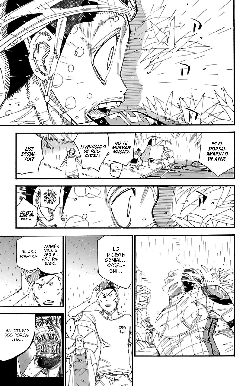 Yowamushi Pedal Capitulo 510: Conciencia. página 7