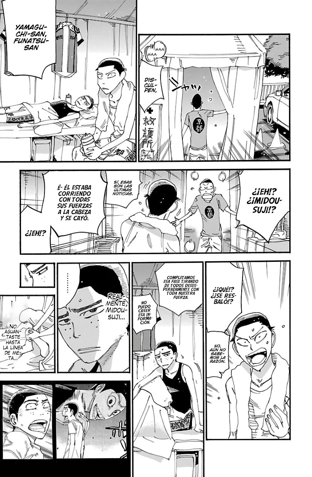 Yowamushi Pedal Capitulo 510: Conciencia. página 9