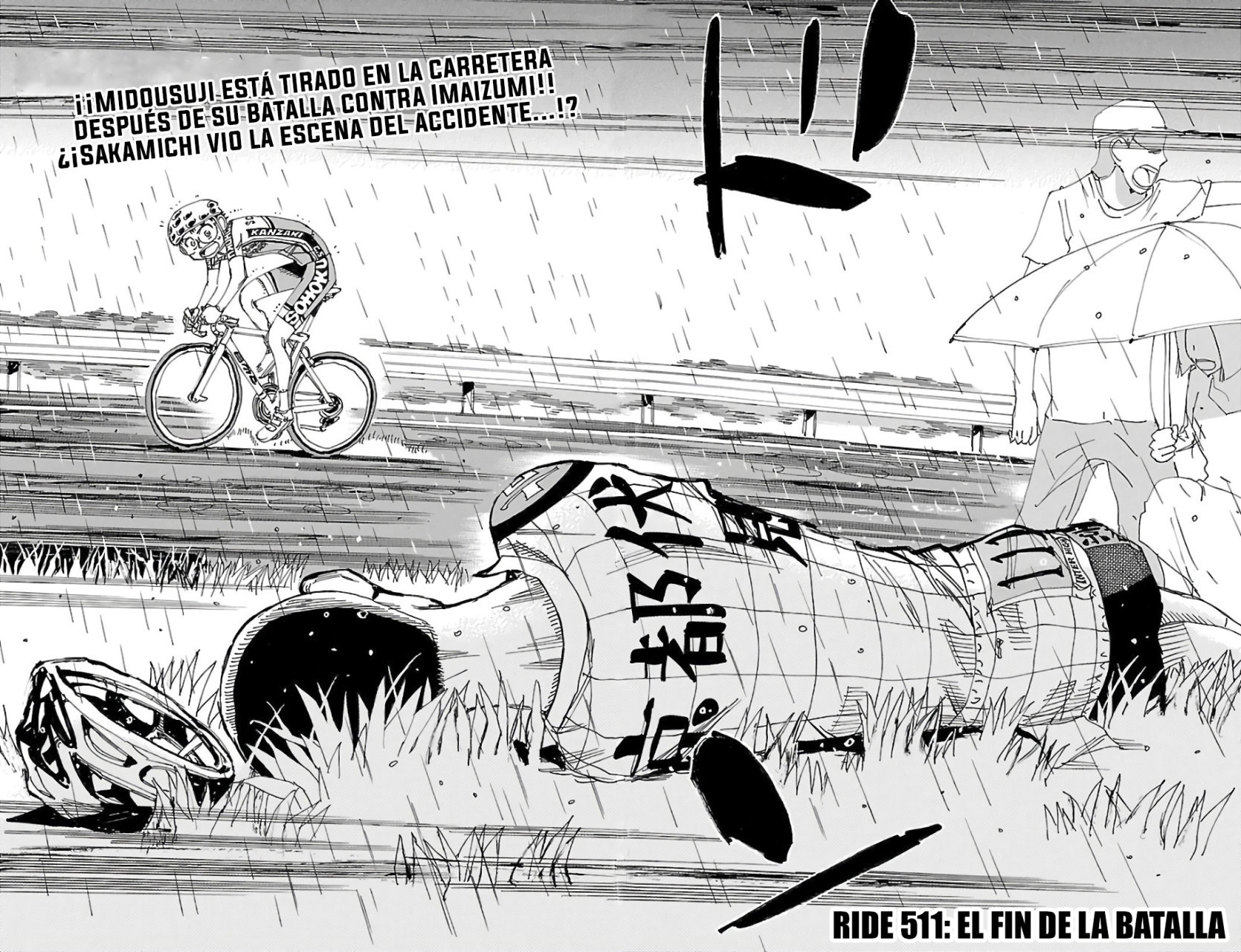 Yowamushi Pedal Capitulo 511: El fin de la batalla. página 3