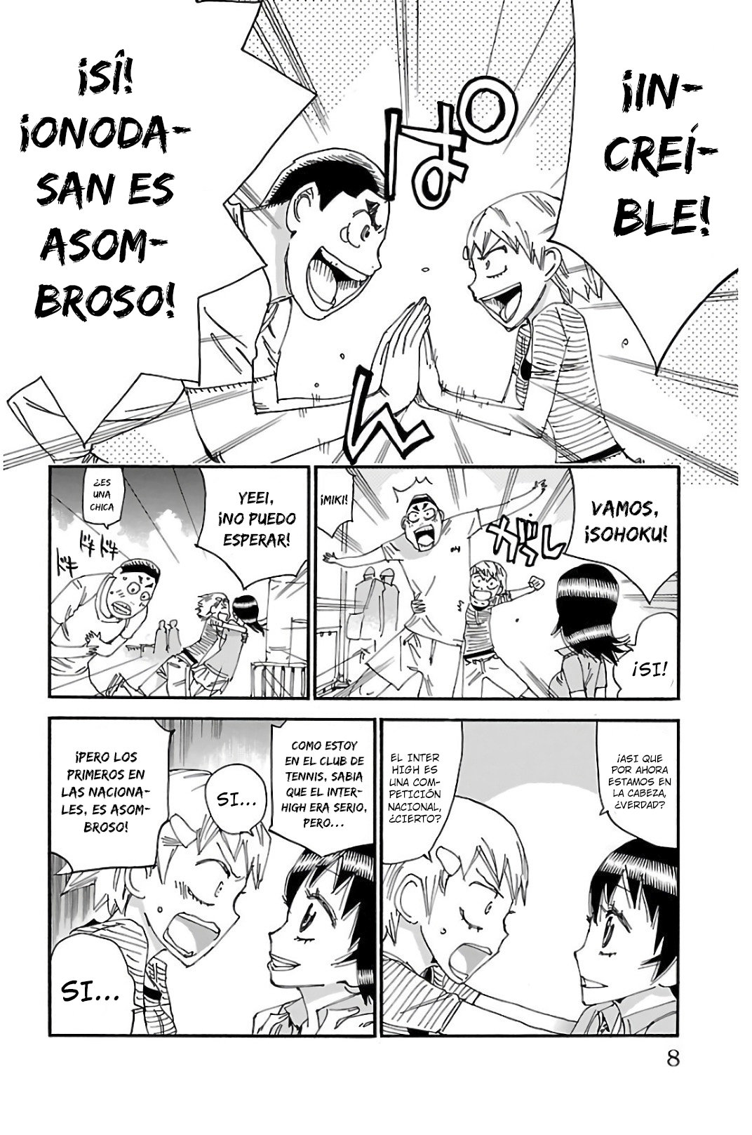 Yowamushi Pedal Capitulo 512: Aumento de las expectativas. página 12