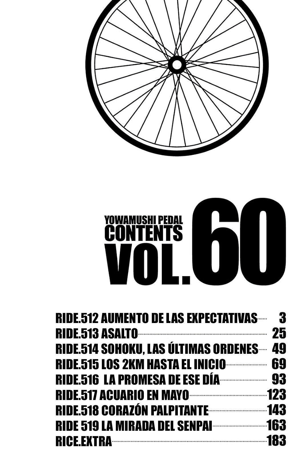 Yowamushi Pedal Capitulo 512: Aumento de las expectativas. página 5