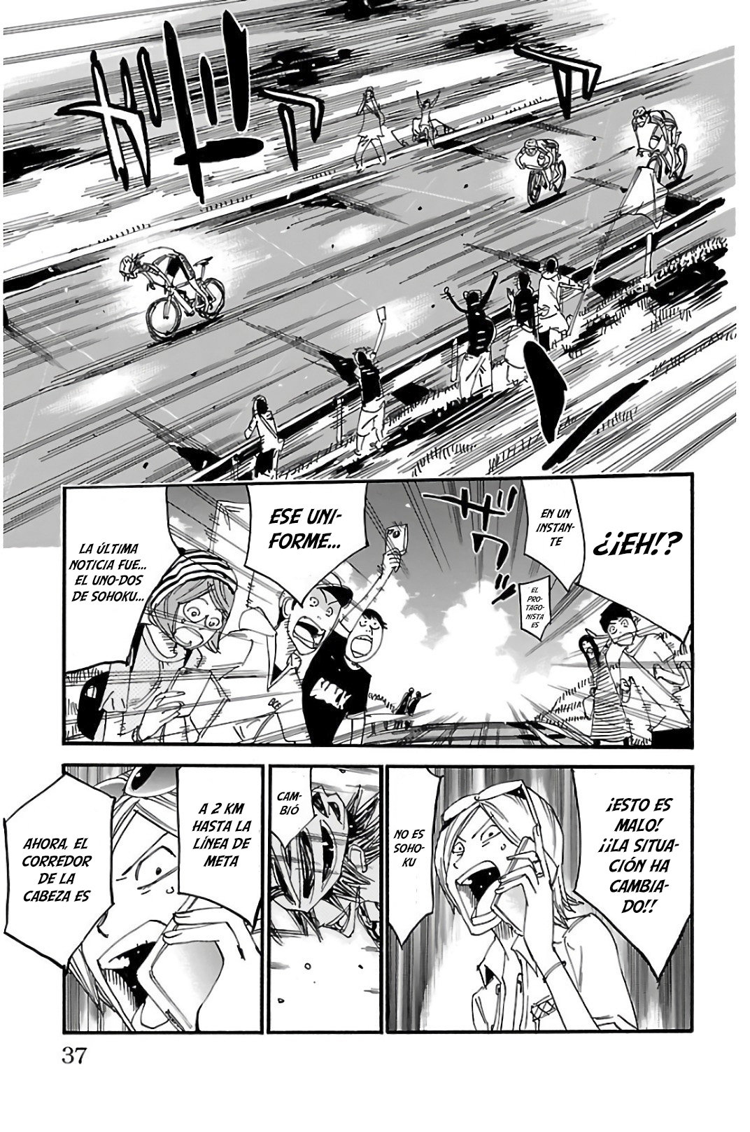 Yowamushi Pedal Capitulo 513: Asalto. página 10