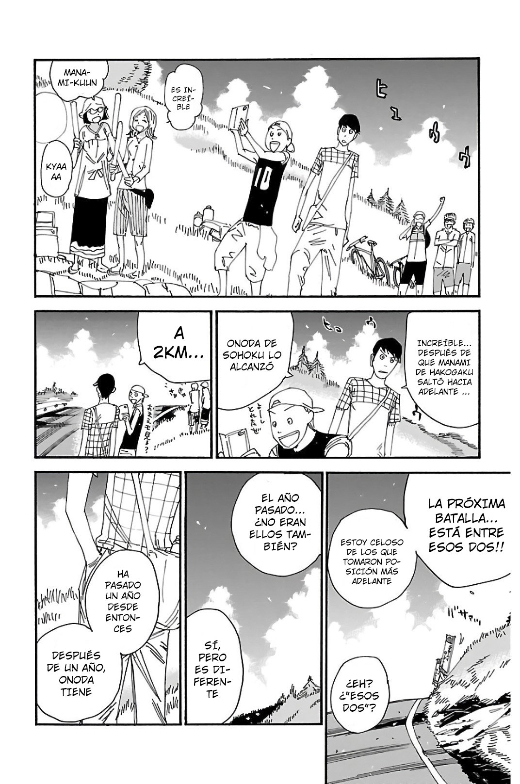 Yowamushi Pedal Capitulo 514: Sohoku, las últimas ordenes. página 16