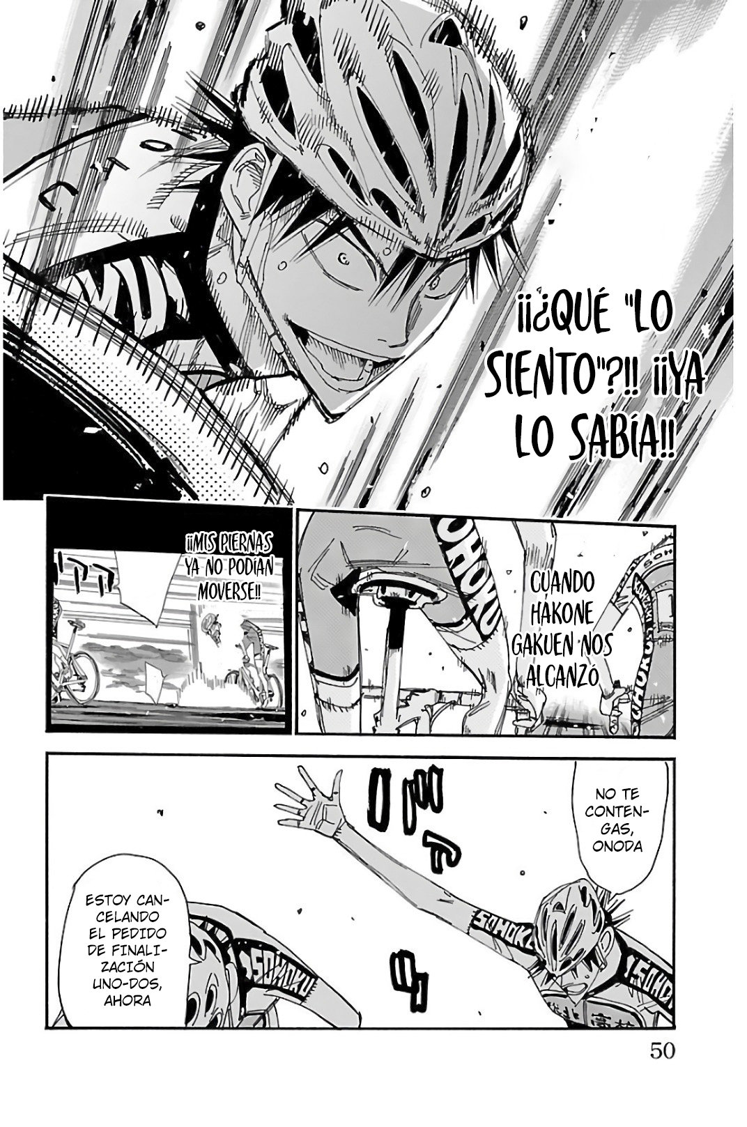 Yowamushi Pedal Capitulo 514: Sohoku, las últimas ordenes. página 3