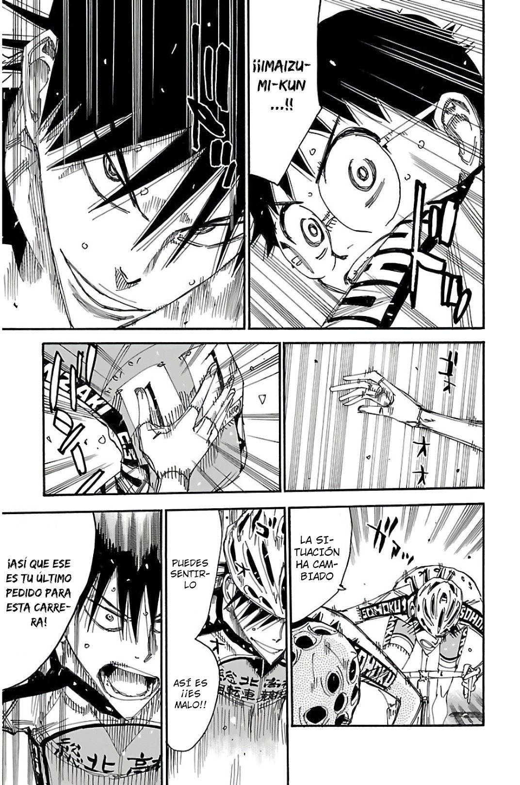 Yowamushi Pedal Capitulo 514: Sohoku, las últimas ordenes. página 4