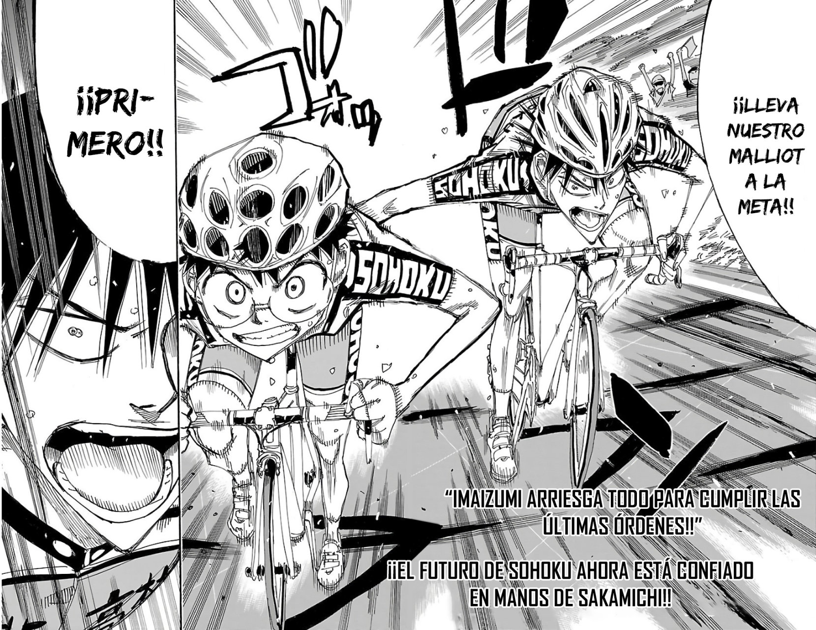 Yowamushi Pedal Capitulo 514: Sohoku, las últimas ordenes. página 5
