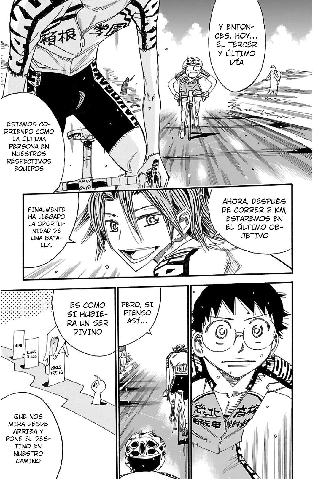 Yowamushi Pedal Capitulo 515: Los 2KM hasta el inicio. página 14