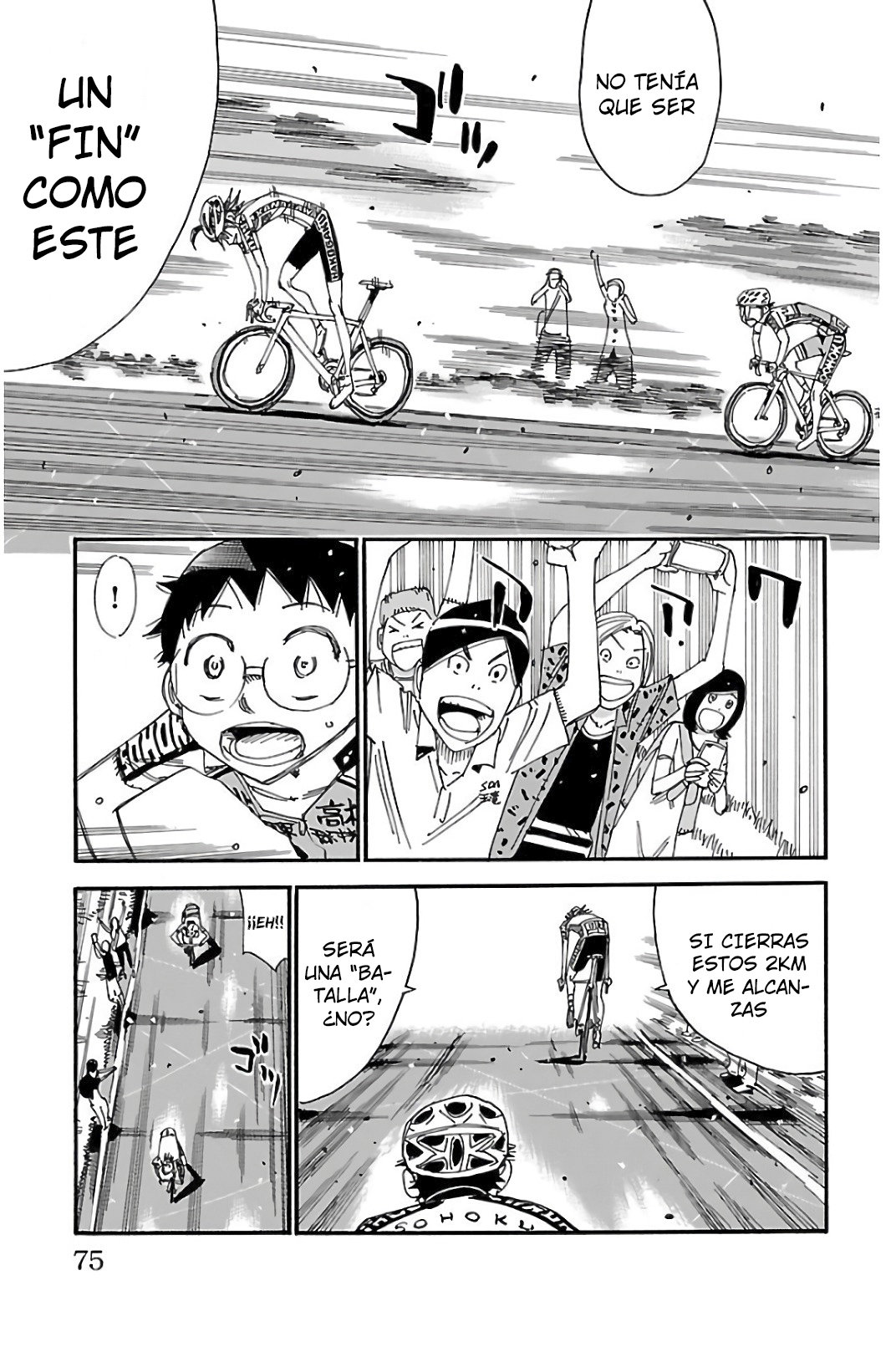 Yowamushi Pedal Capitulo 515: Los 2KM hasta el inicio. página 8