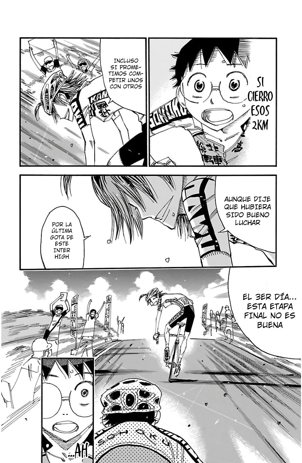 Yowamushi Pedal Capitulo 515: Los 2KM hasta el inicio. página 9