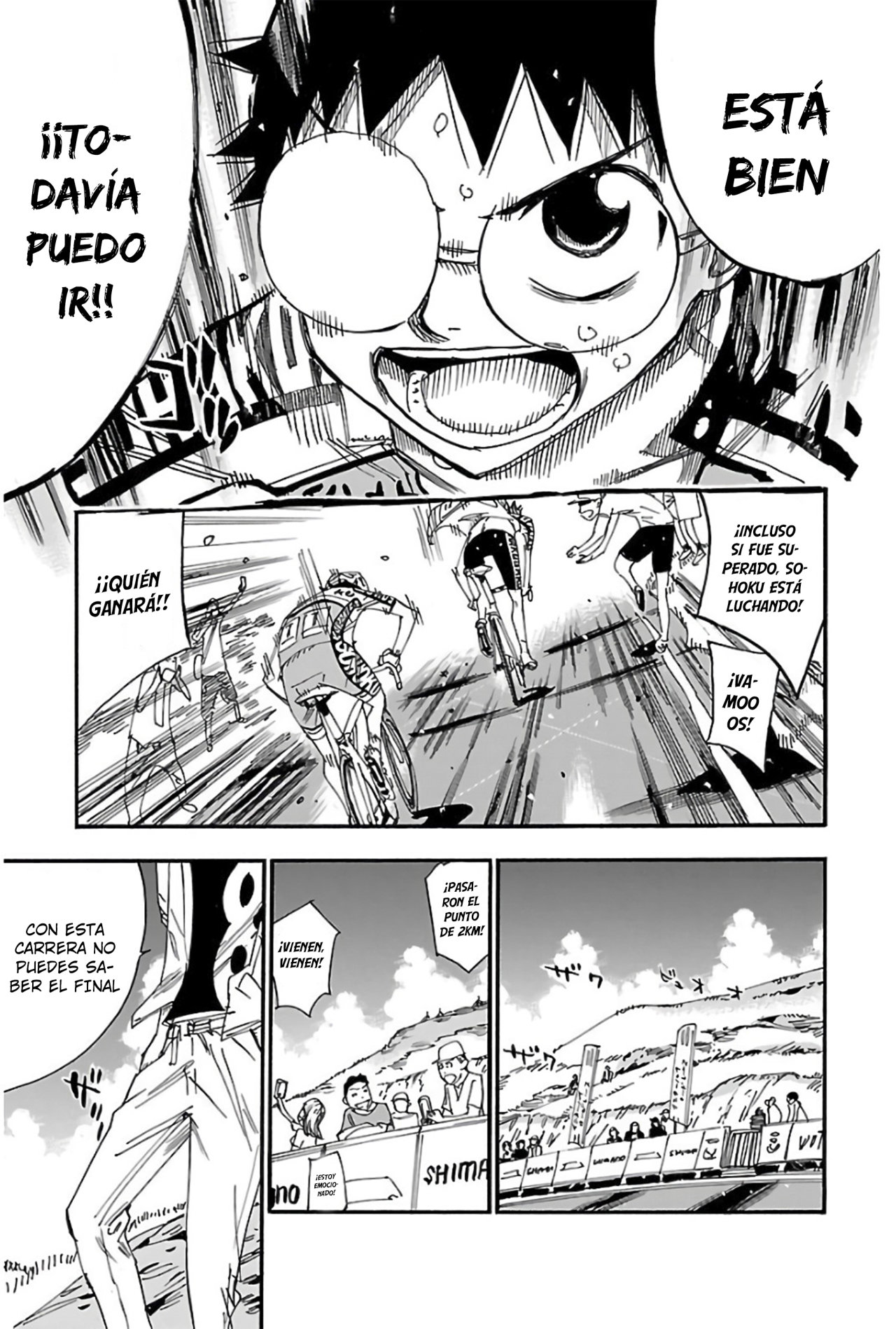 Yowamushi Pedal Capitulo 518: Corazón palpitante. página 17