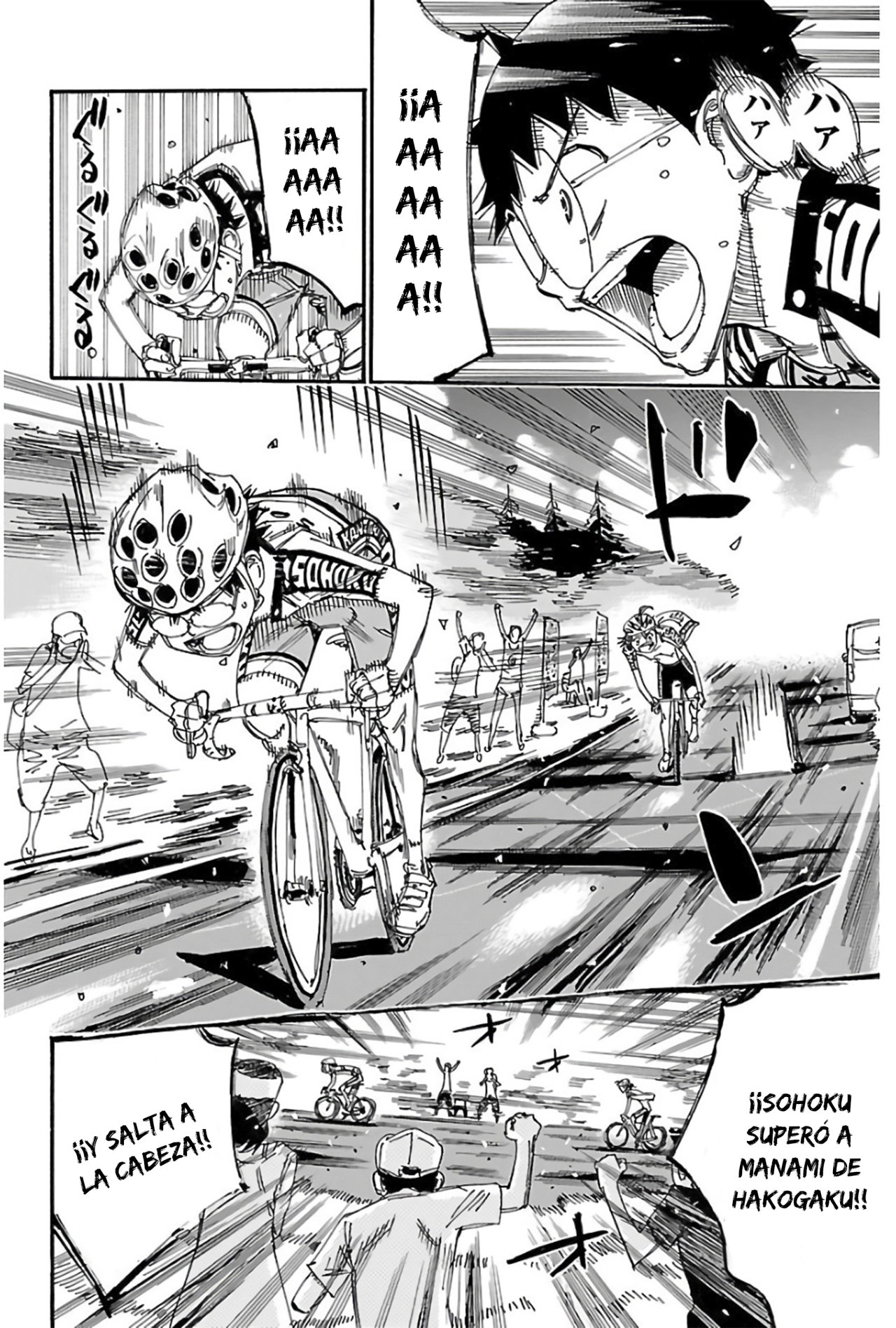 Yowamushi Pedal Capitulo 518: Corazón palpitante. página 8