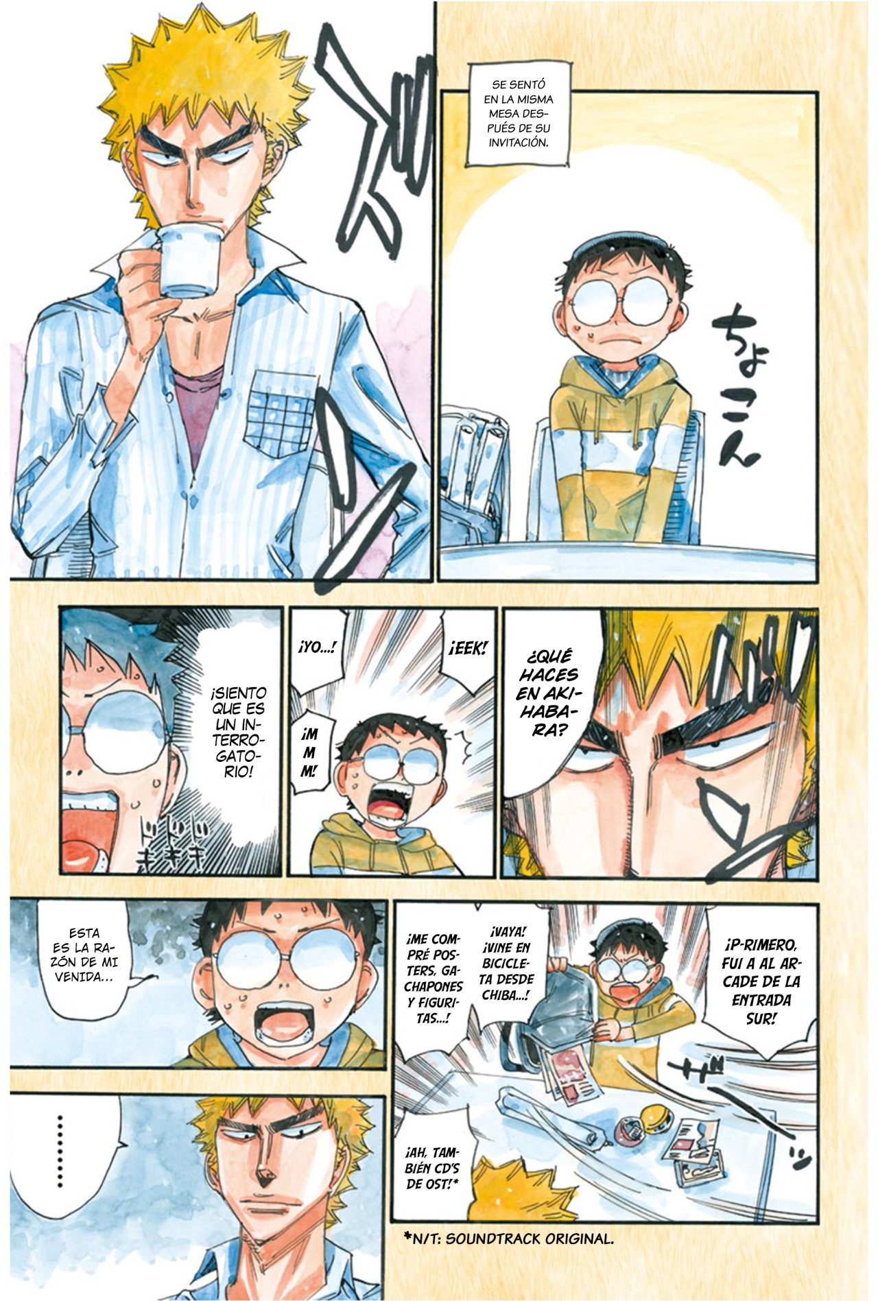 Yowamushi Pedal Capitulo 519.5: Extra: Entre Números. página 4
