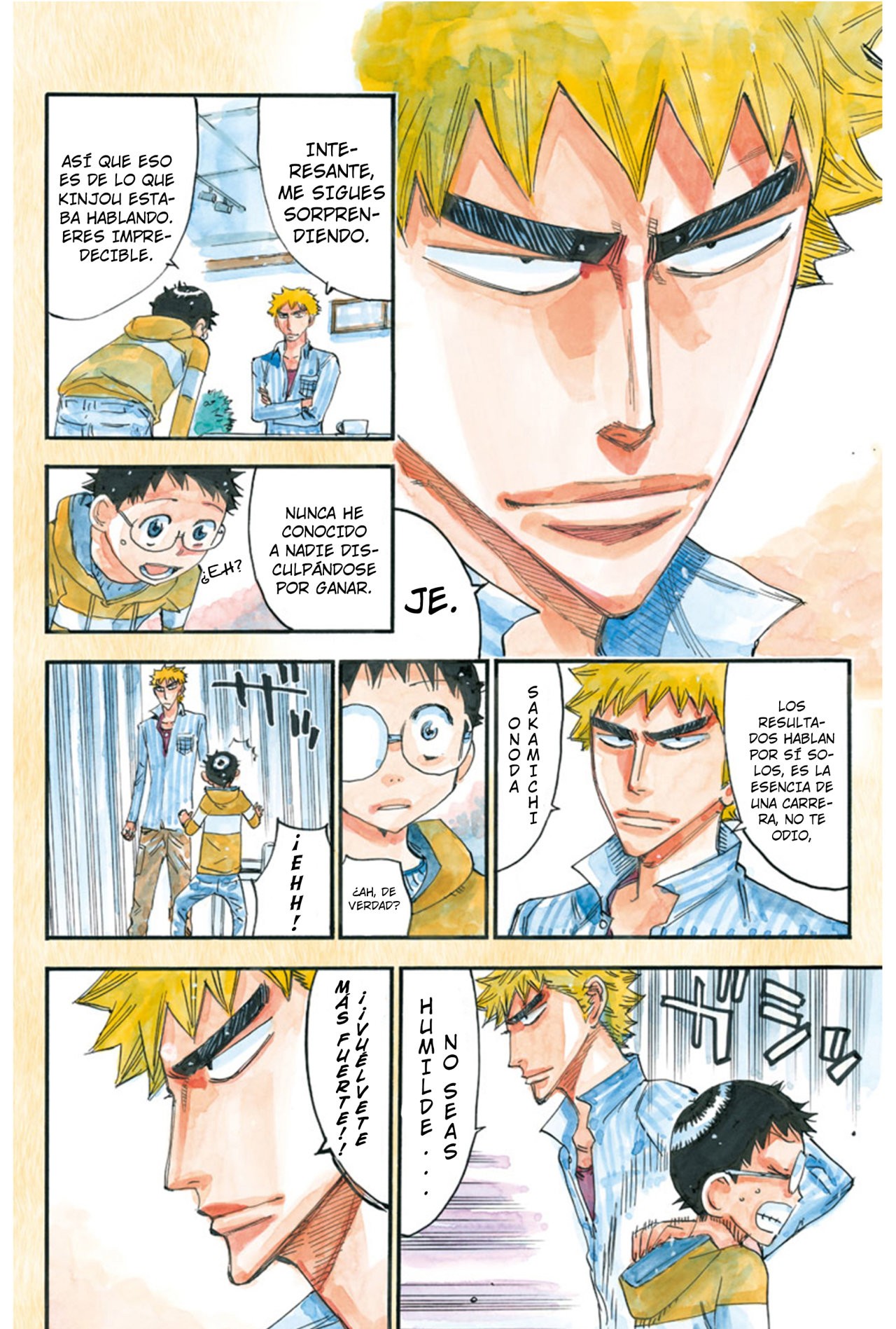 Yowamushi Pedal Capitulo 519.5: Extra: Entre Números. página 7