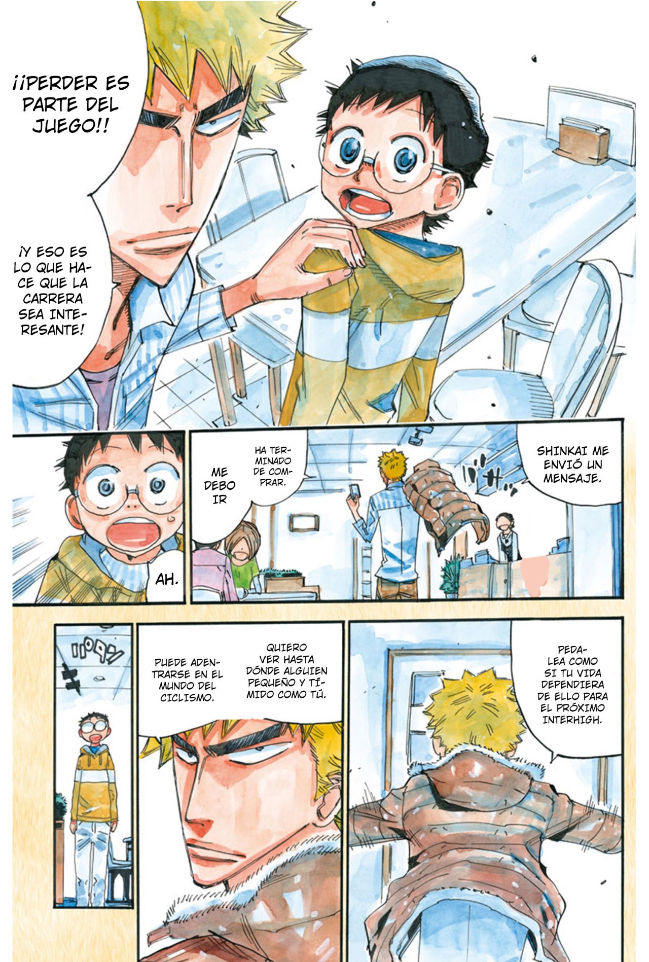 Yowamushi Pedal Capitulo 519.5: Extra: Entre Números. página 8