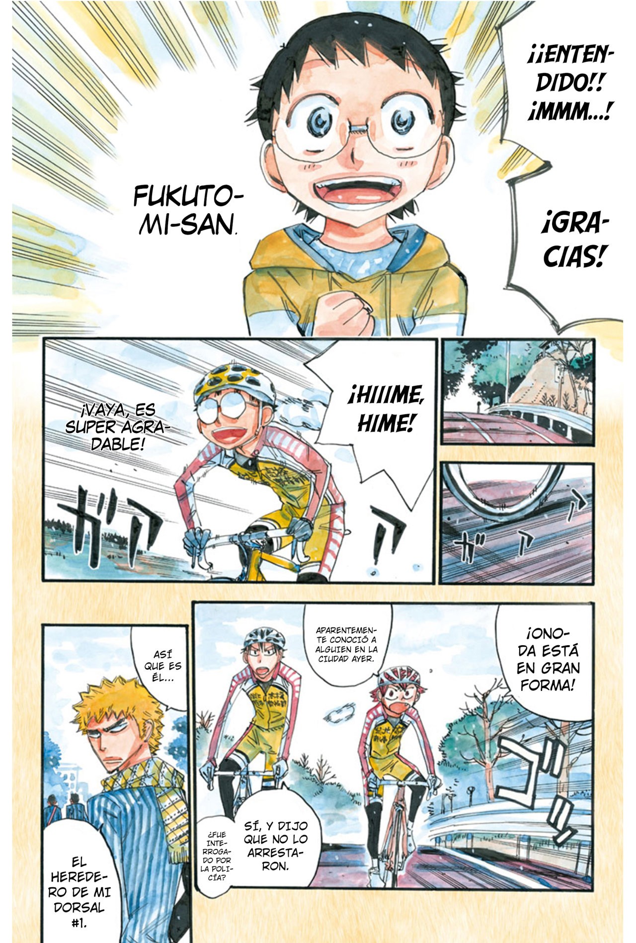 Yowamushi Pedal Capitulo 519.5: Extra: Entre Números. página 9