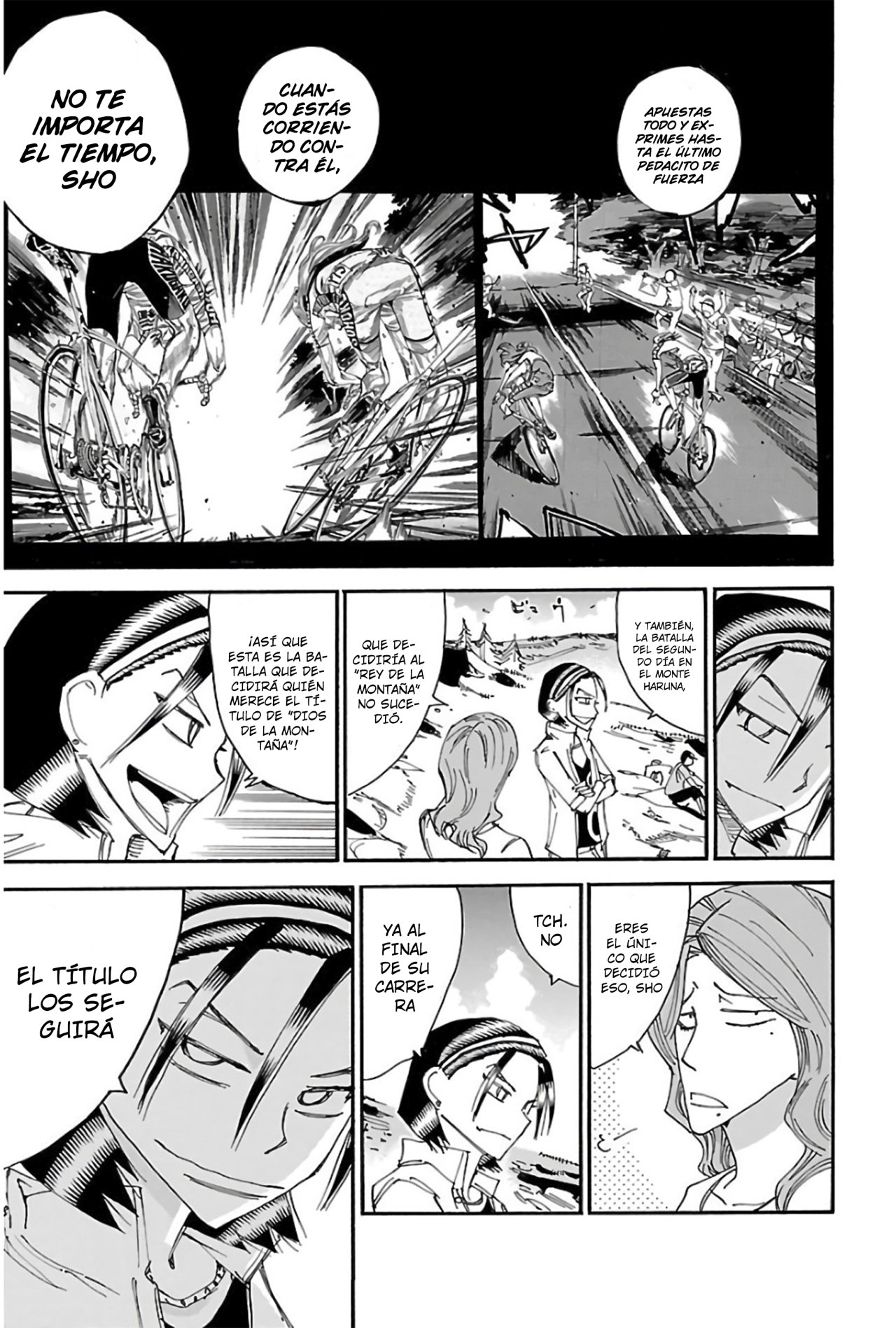 Yowamushi Pedal Capitulo 519: La mirada del Senpai. página 9