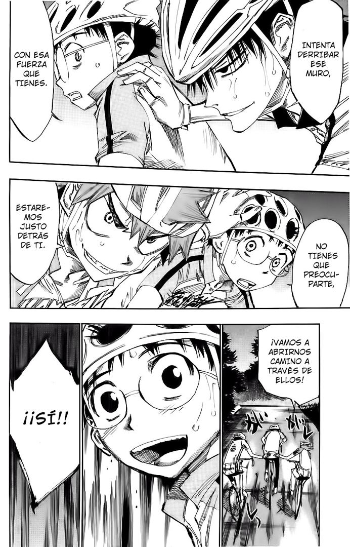 Yowamushi Pedal Capitulo 52: Abriéndose camino página 14