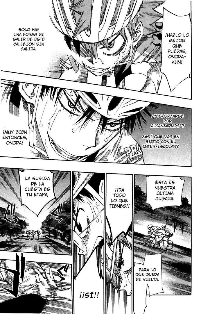 Yowamushi Pedal Capitulo 52: Abriéndose camino página 15