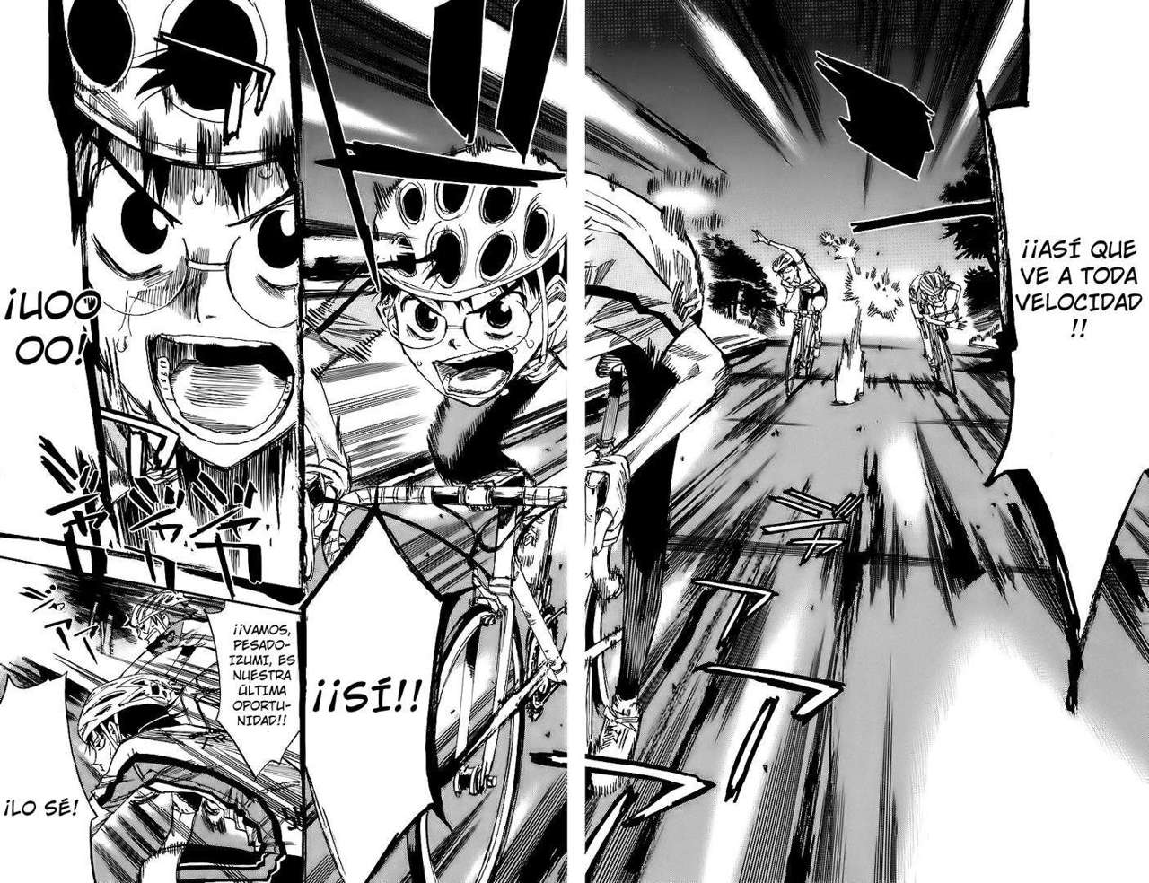 Yowamushi Pedal Capitulo 52: Abriéndose camino página 16