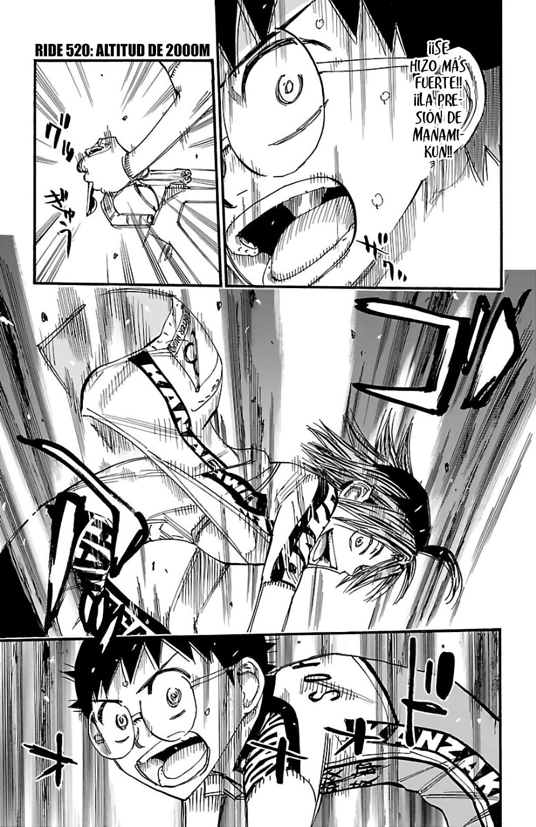 Yowamushi Pedal Capitulo 520: Altitud de 200m página 10