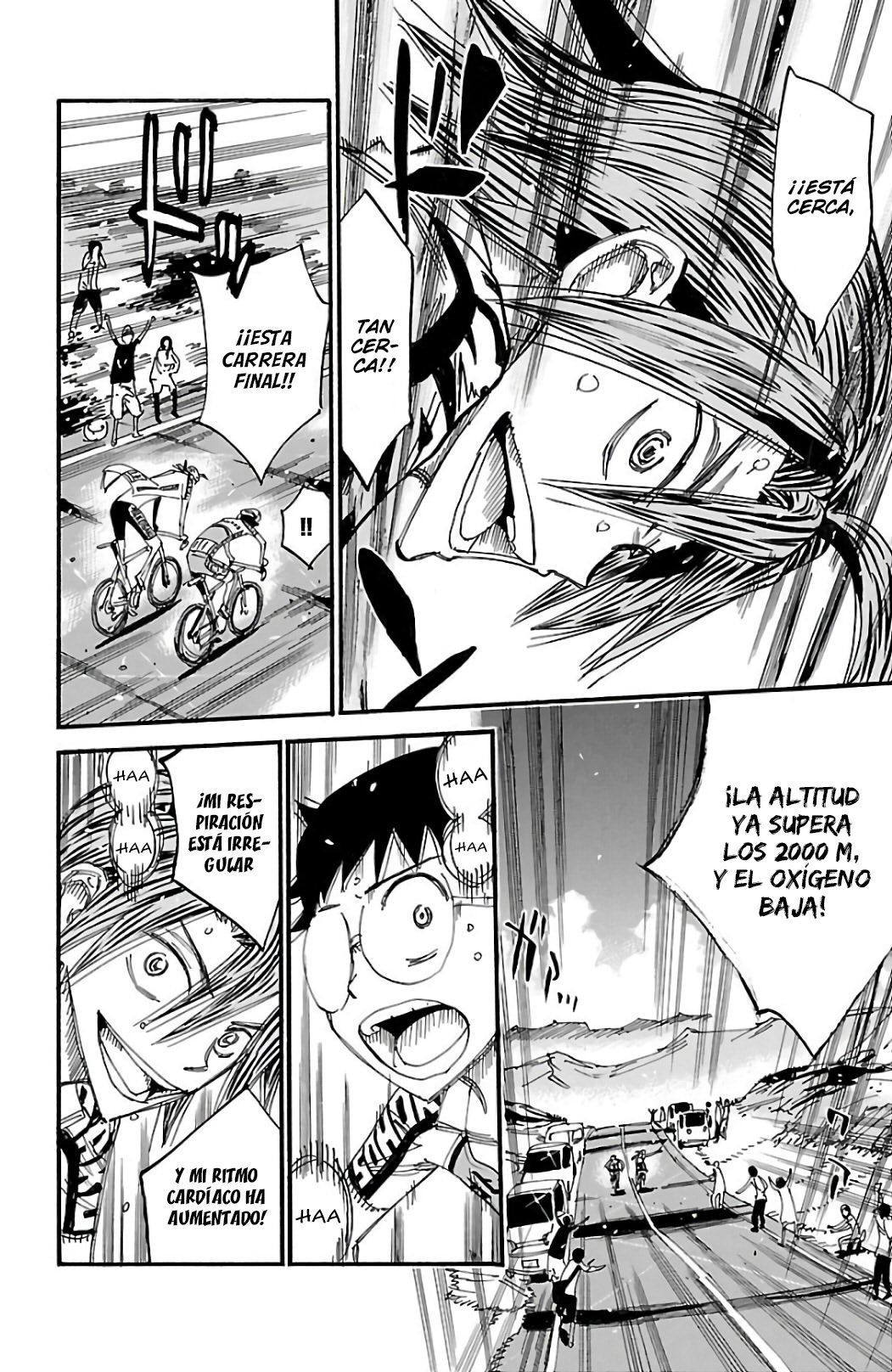 Yowamushi Pedal Capitulo 520: Altitud de 200m página 11