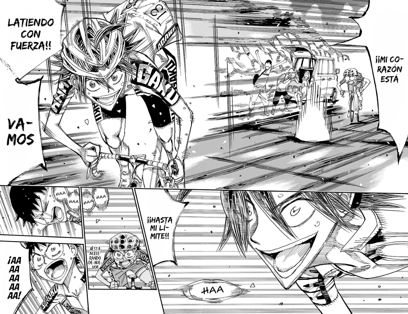 Yowamushi Pedal Capitulo 520: Altitud de 200m página 14