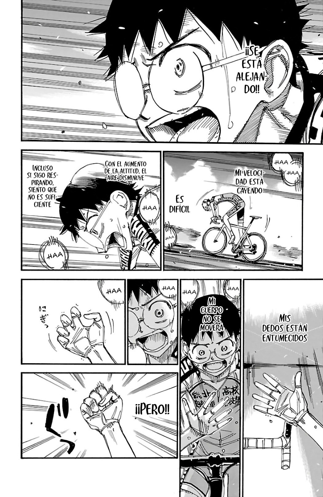 Yowamushi Pedal Capitulo 520: Altitud de 200m página 16