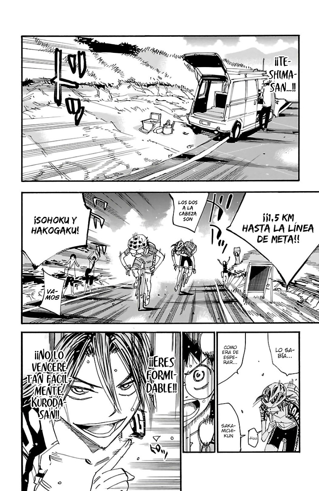 Yowamushi Pedal Capitulo 520: Altitud de 200m página 25