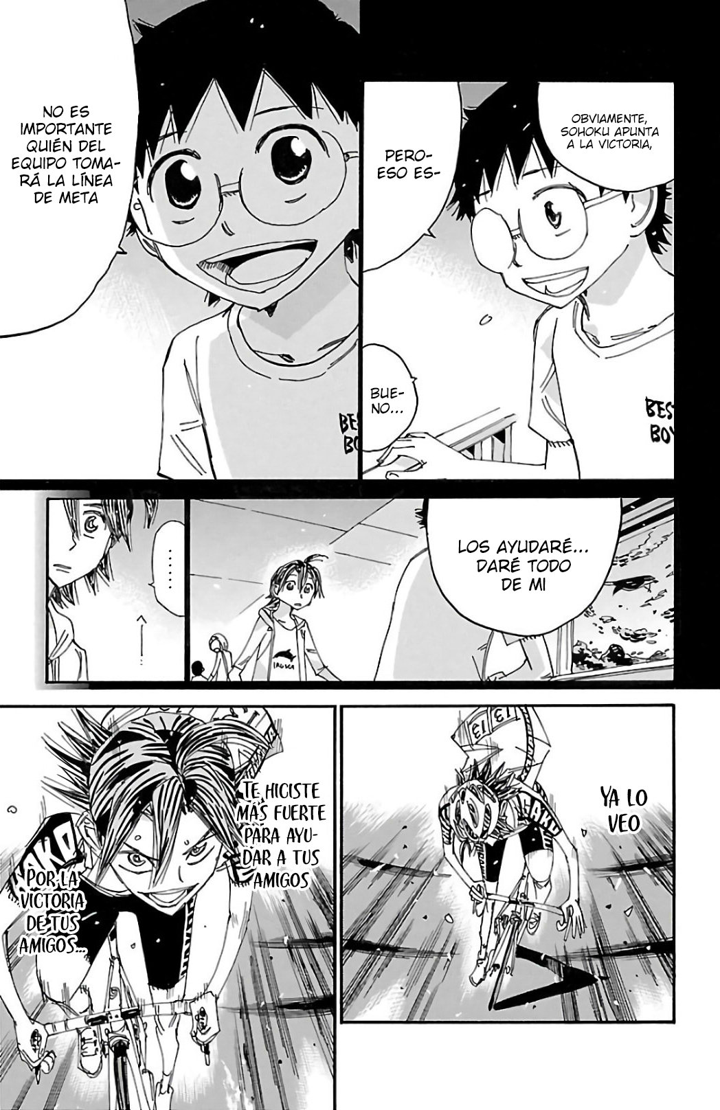 Yowamushi Pedal Capitulo 521: Lo que Manami vió. página 11