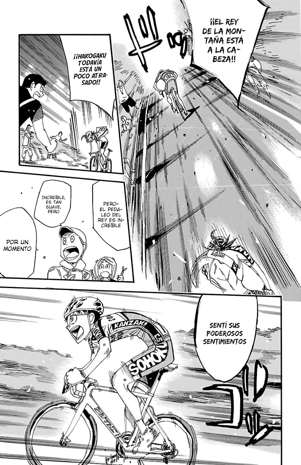 Yowamushi Pedal Capitulo 521: Lo que Manami vió. página 14