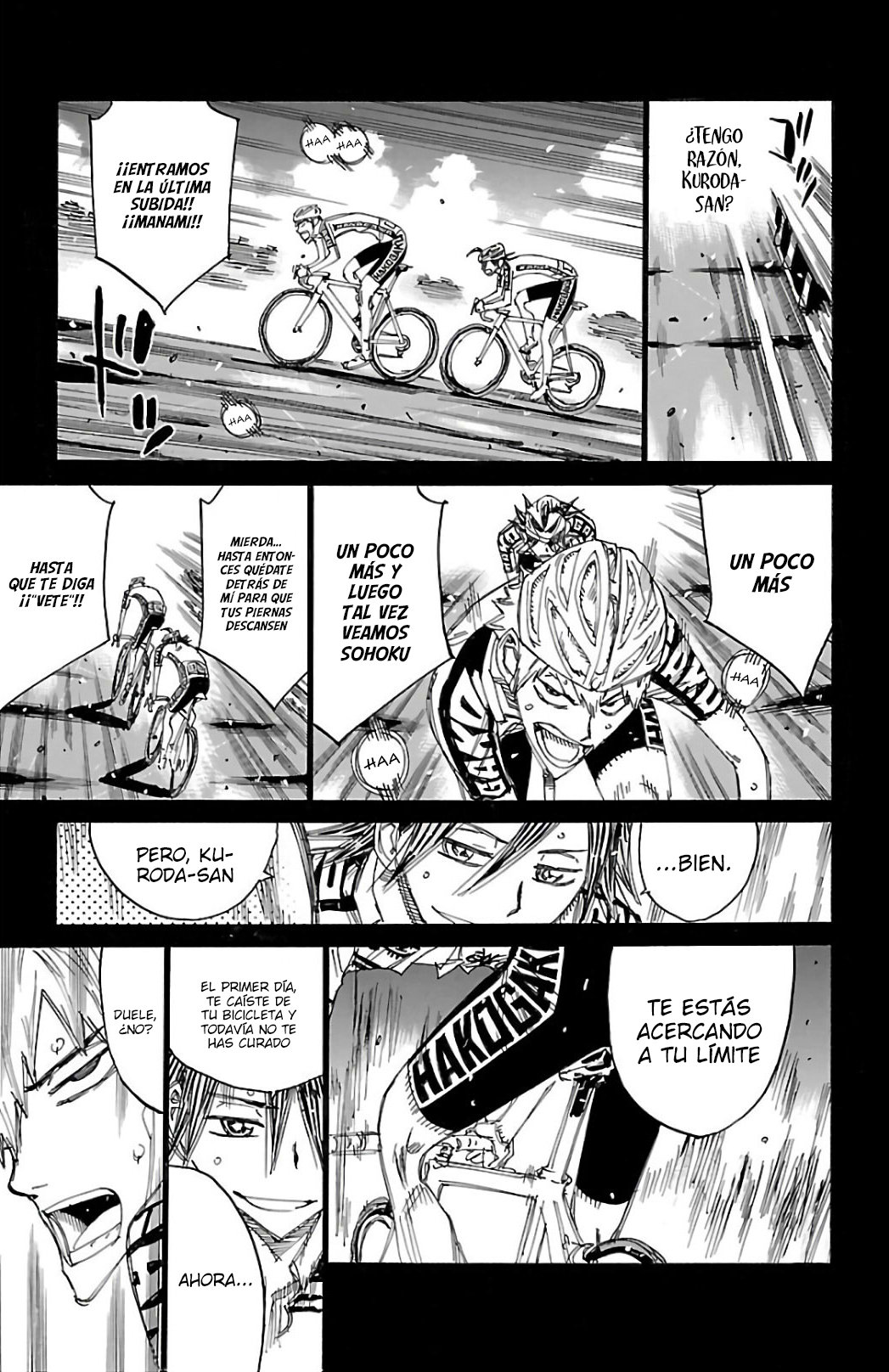 Yowamushi Pedal Capitulo 521: Lo que Manami vió. página 16
