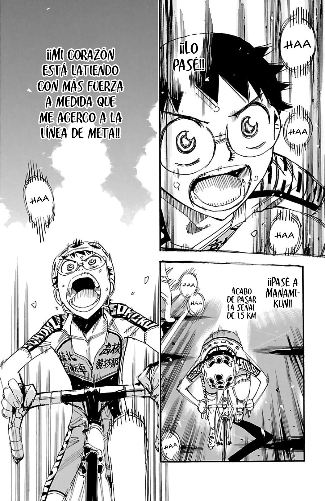 Yowamushi Pedal Capitulo 521: Lo que Manami vió. página 3