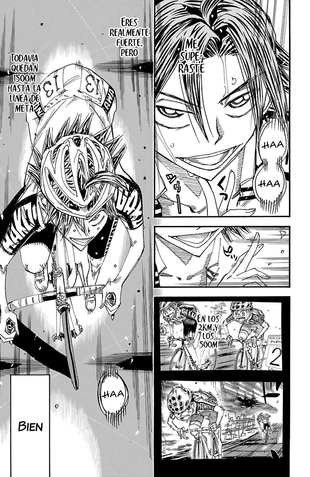 Yowamushi Pedal Capitulo 521: Lo que Manami vió. página 4