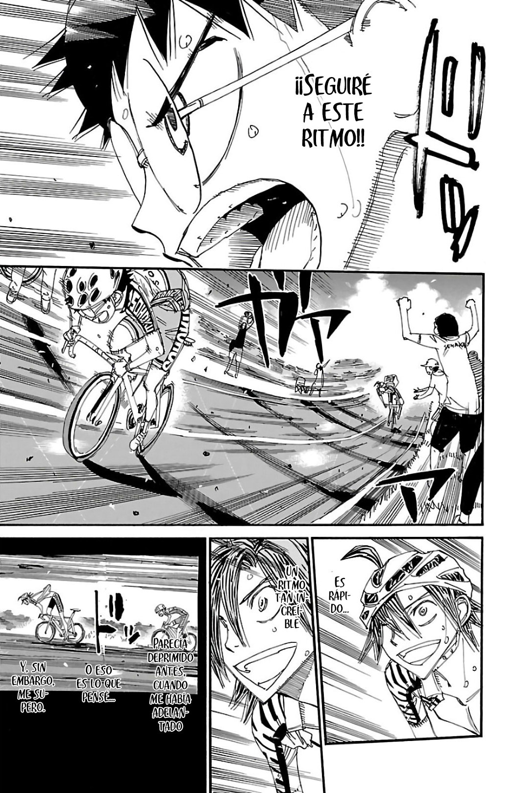 Yowamushi Pedal Capitulo 521: Lo que Manami vió. página 7