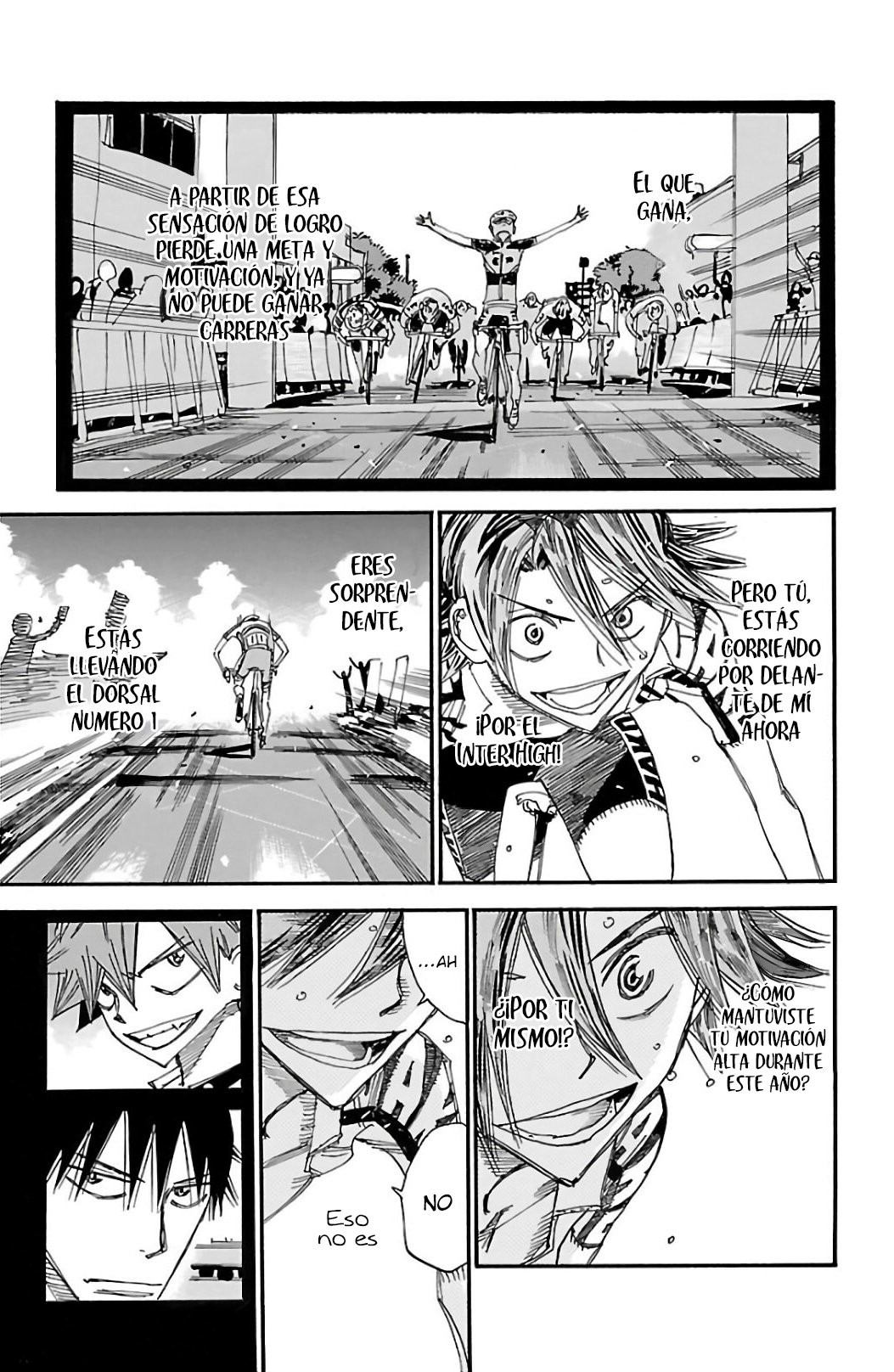 Yowamushi Pedal Capitulo 521: Lo que Manami vió. página 9