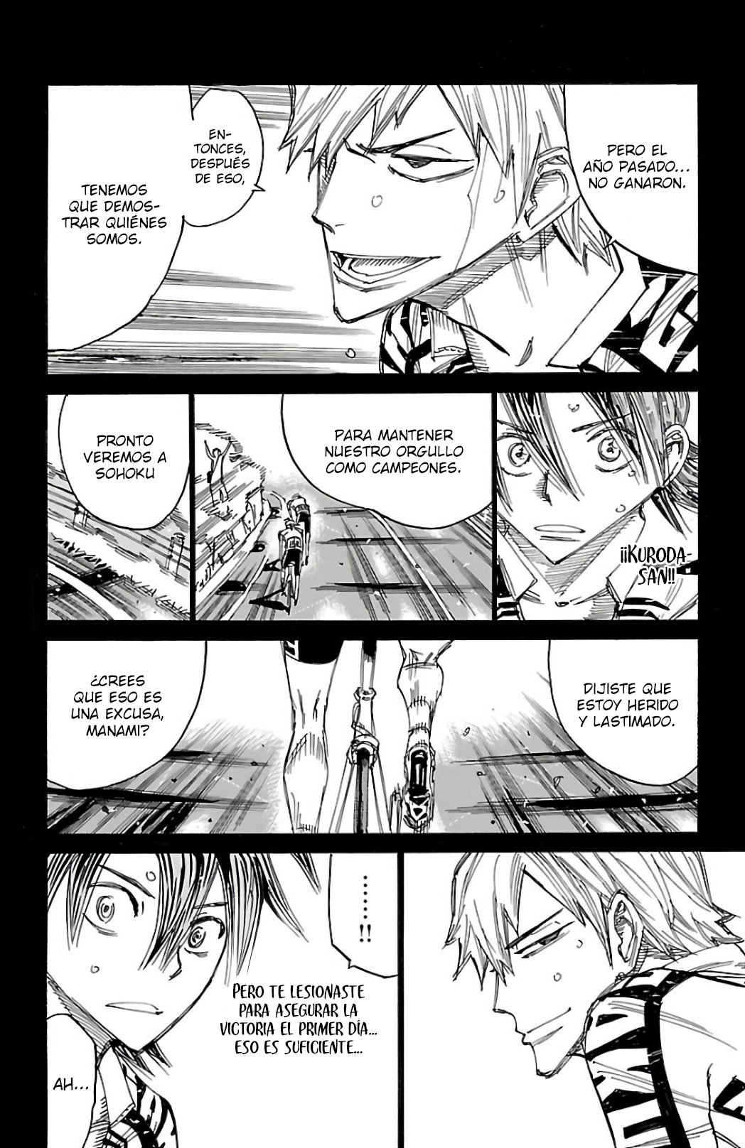 Yowamushi Pedal Capitulo 523: Cambio. página 12