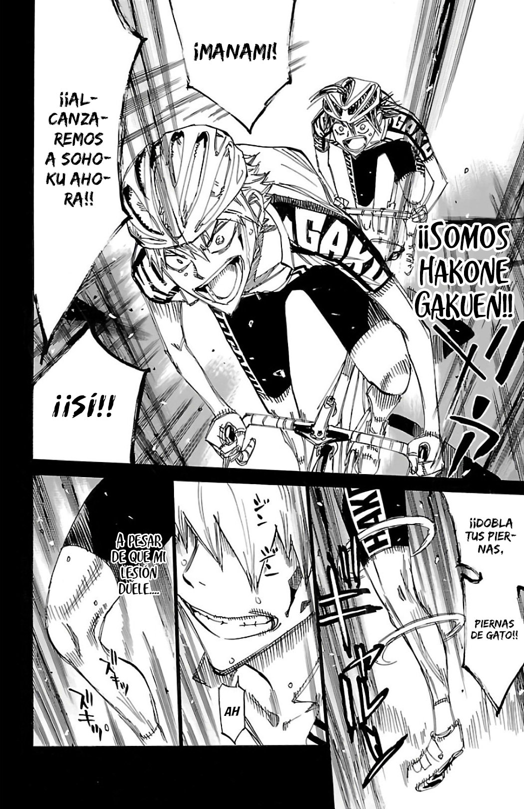 Yowamushi Pedal Capitulo 523: Cambio. página 14