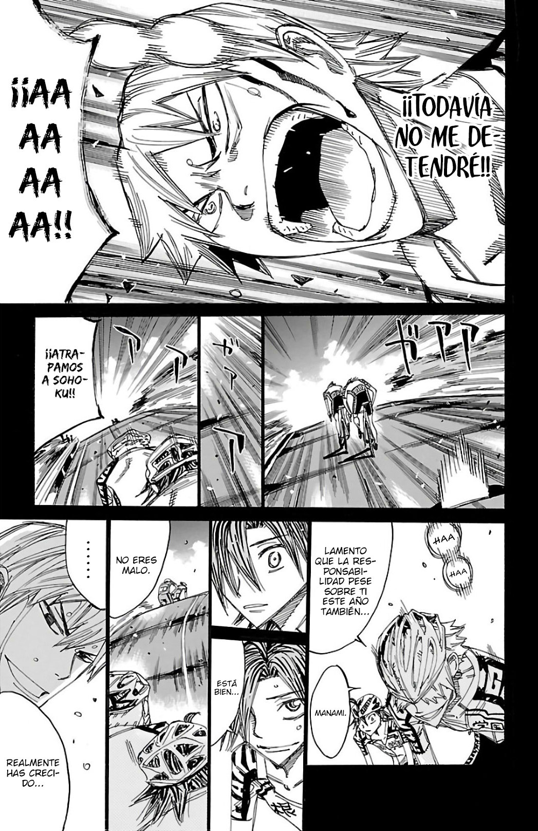 Yowamushi Pedal Capitulo 523: Cambio. página 15
